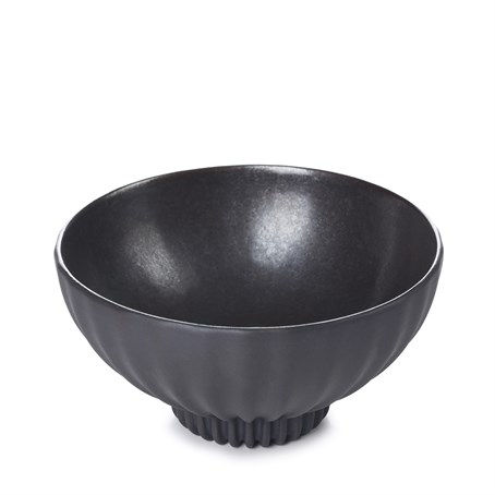 Pekoe Bowl 28cl Black Smooth Dark Metal