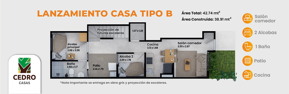 Casa tipo B