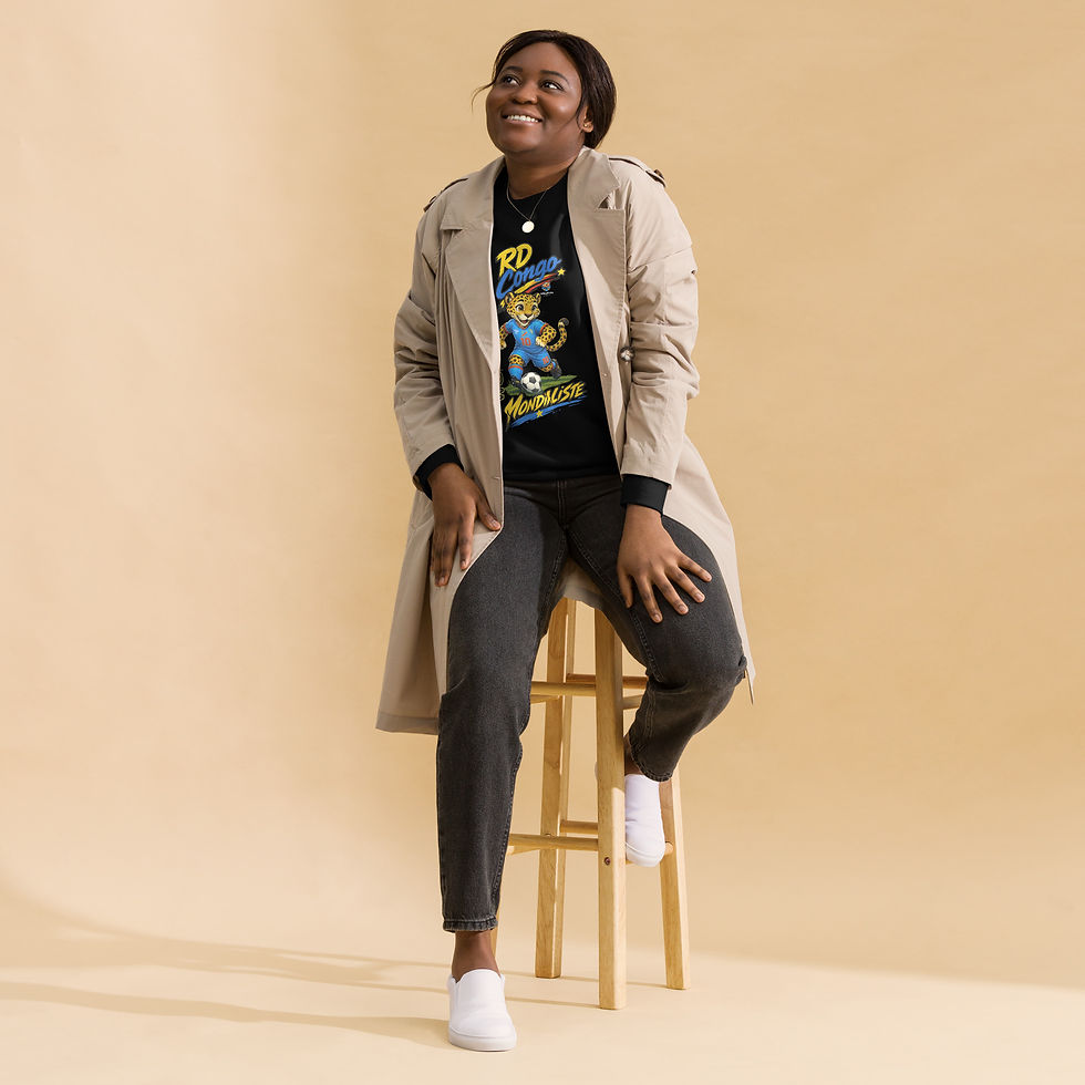 Thumbnail: RD Congo Mondialiste - Unisex Premium Sweatshirt