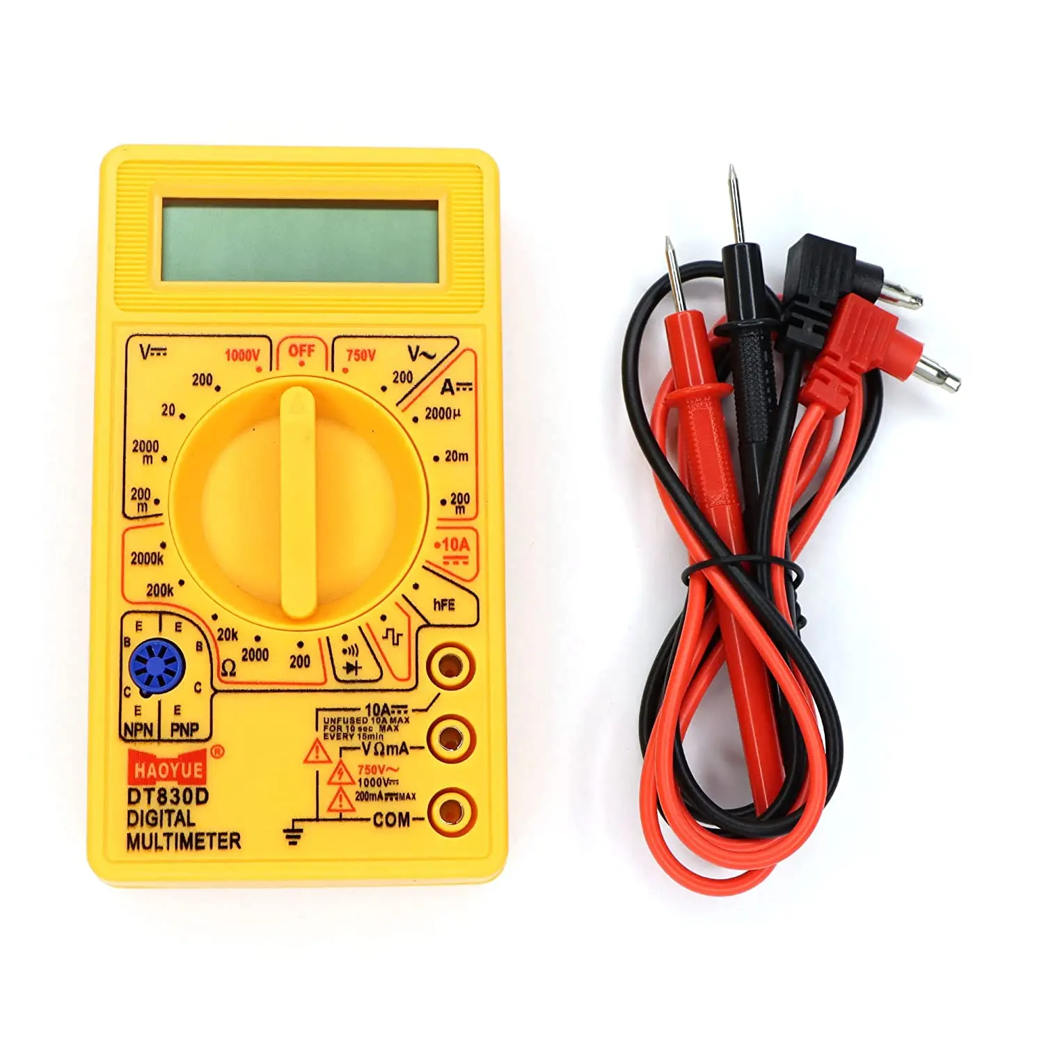 Digital Multimeter LCD AC DC Measuring Voltage Current