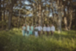 Margaret River Wedding - bridal party in a bush setting