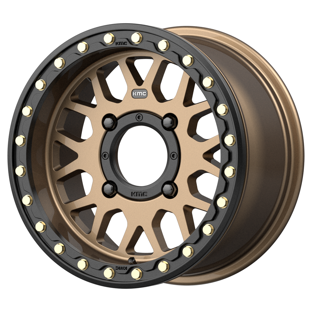 KS235 GRENADE BEADLOCK 15X6 BRONZE WHEEL