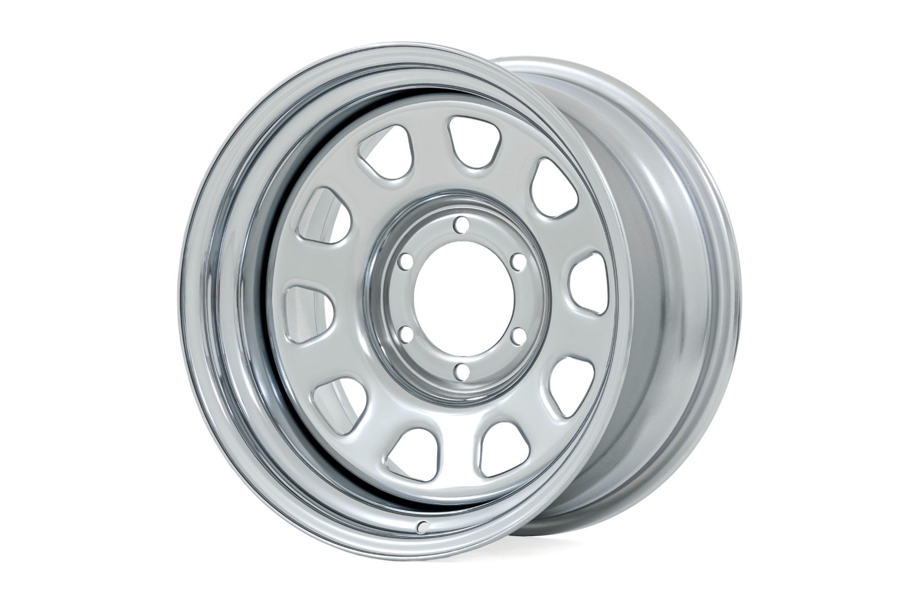 Steel Wheel - Chrome - 16x8 - 5x4.5 - 3.30 Bore