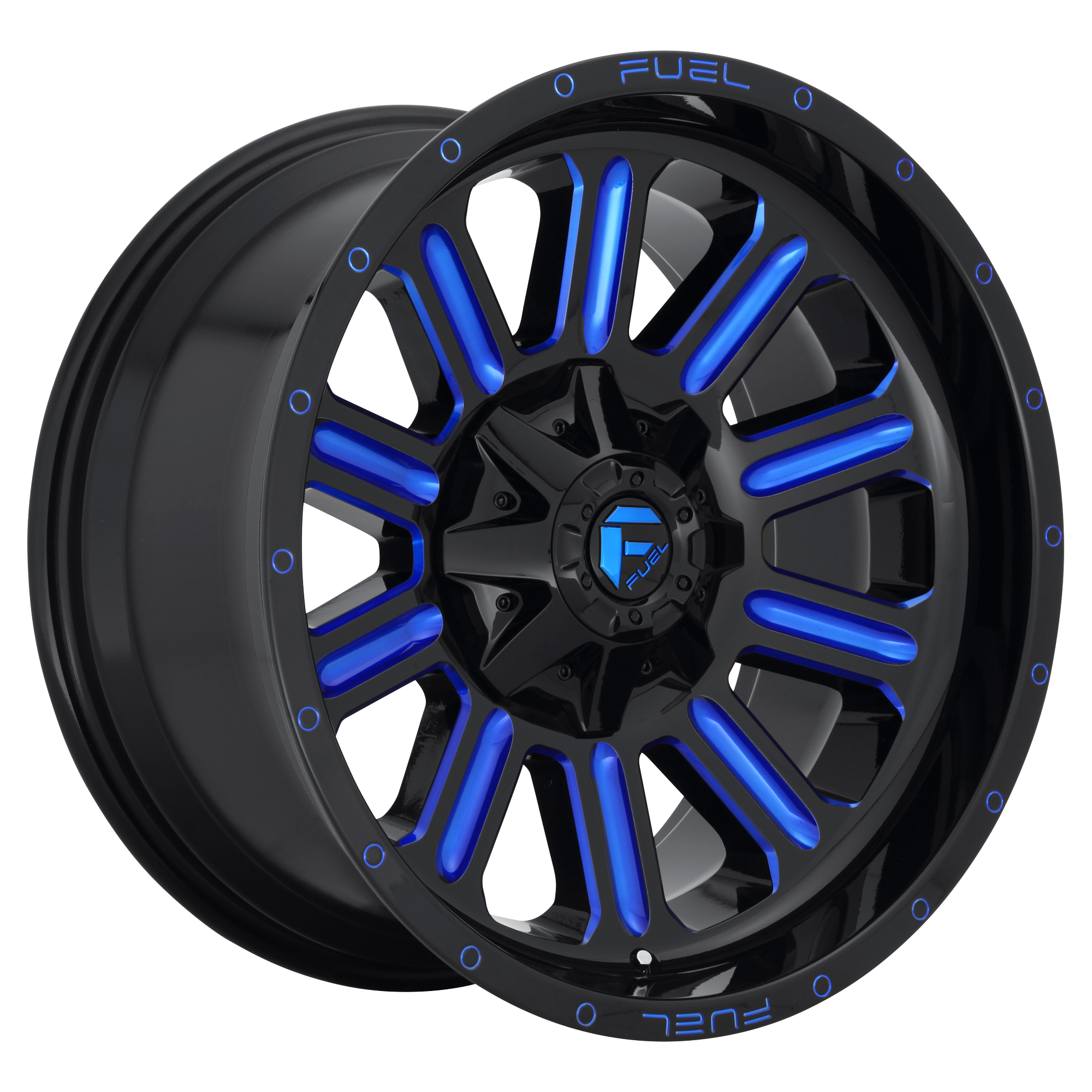 Fuel 1PC D646 HARDLINE 20X9 GB W/ BLU TINT
