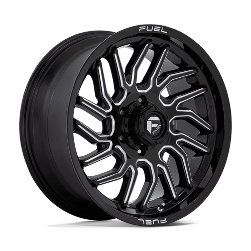 D807 HURRICANE 20X9 BLACK WHEEL
