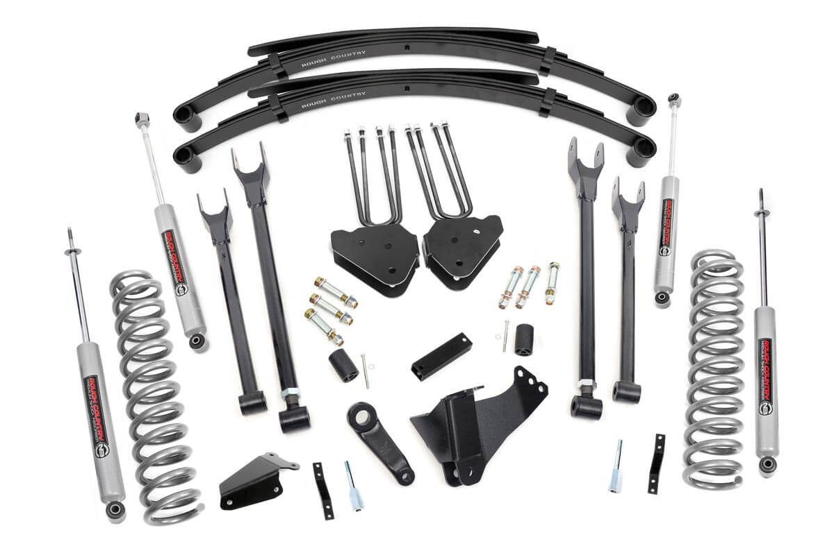 6" Lift Kit - Gas - 4 Link - RR Spring - Ford