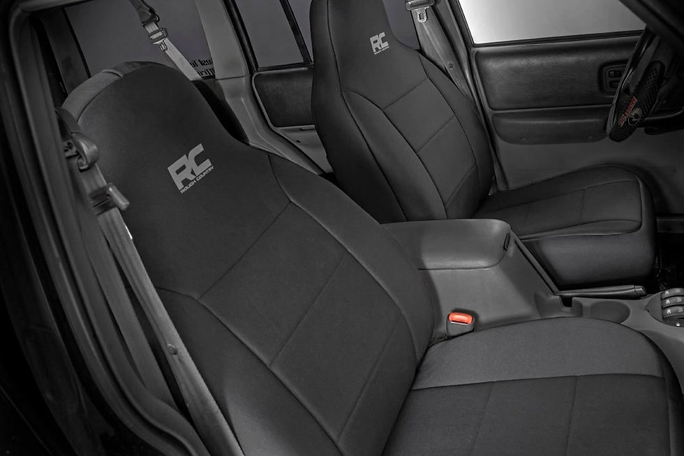 Thumbnail: Seat Covers Non Detach Headrest FR and Rear