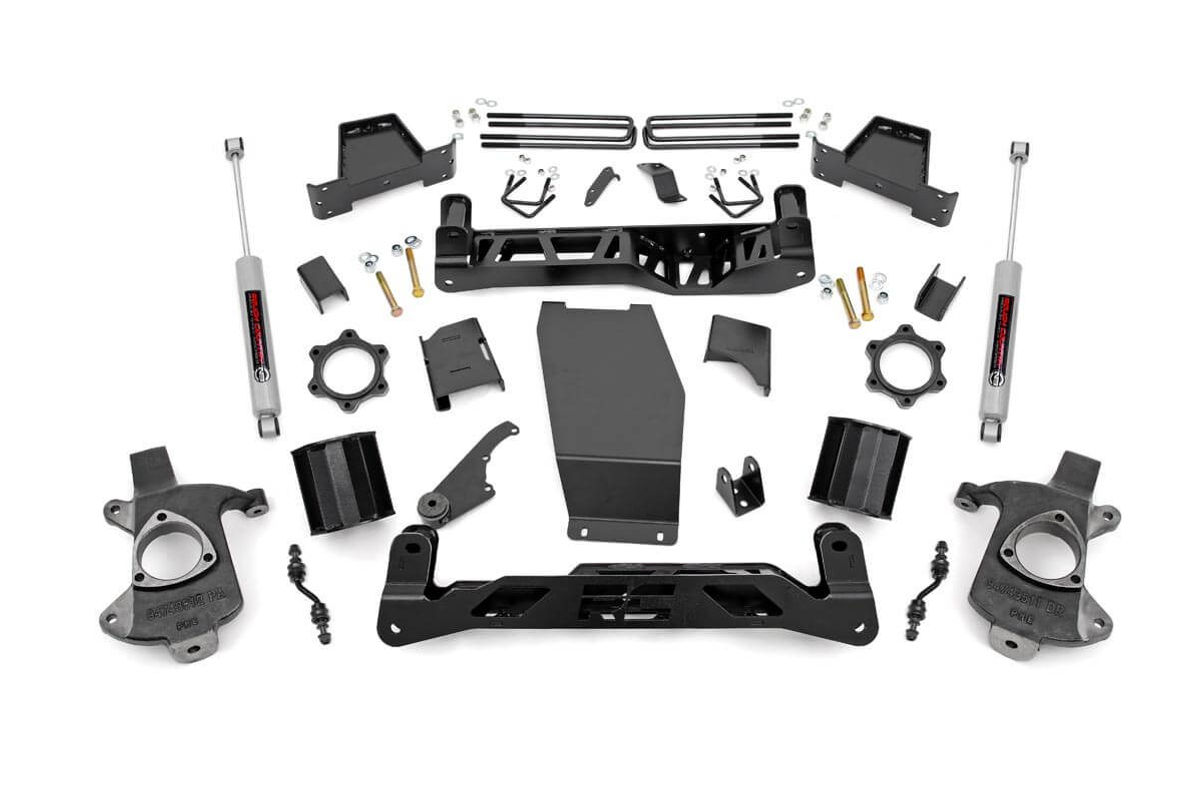 6" Lift Kit - Alum/Stamp Steel - Chevy/GMC