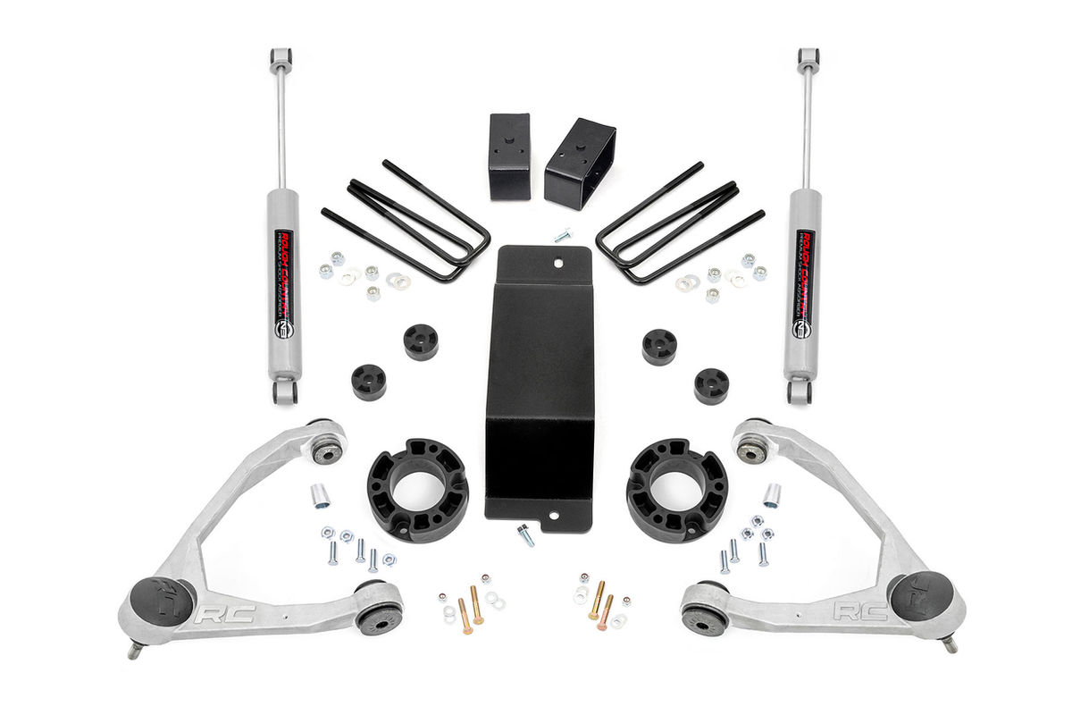 3.5" Lift Kit - Alum/Cast Steel - 19431A