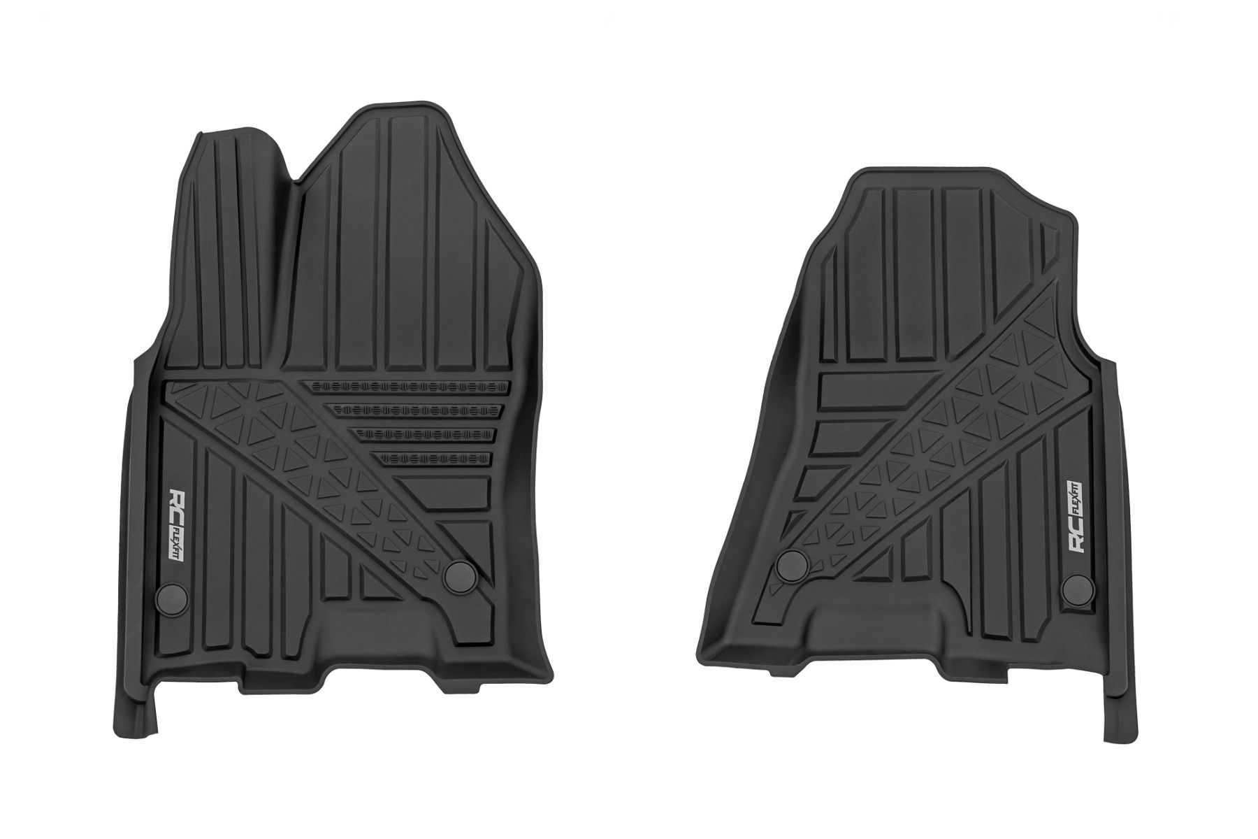 Flex-Fit Floor Mats - Front - Crew - Ram 2WD/4WD