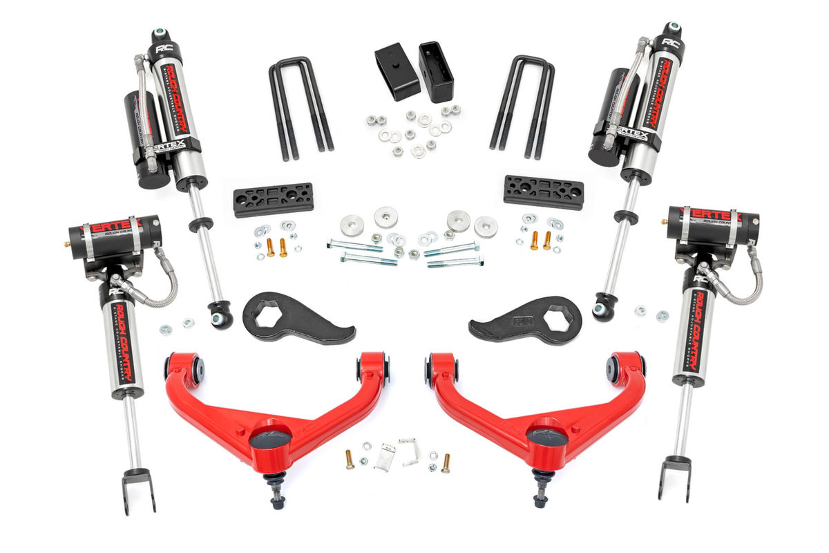 3" Lift Kit - Vertex - W/ Overloads - 97750RED