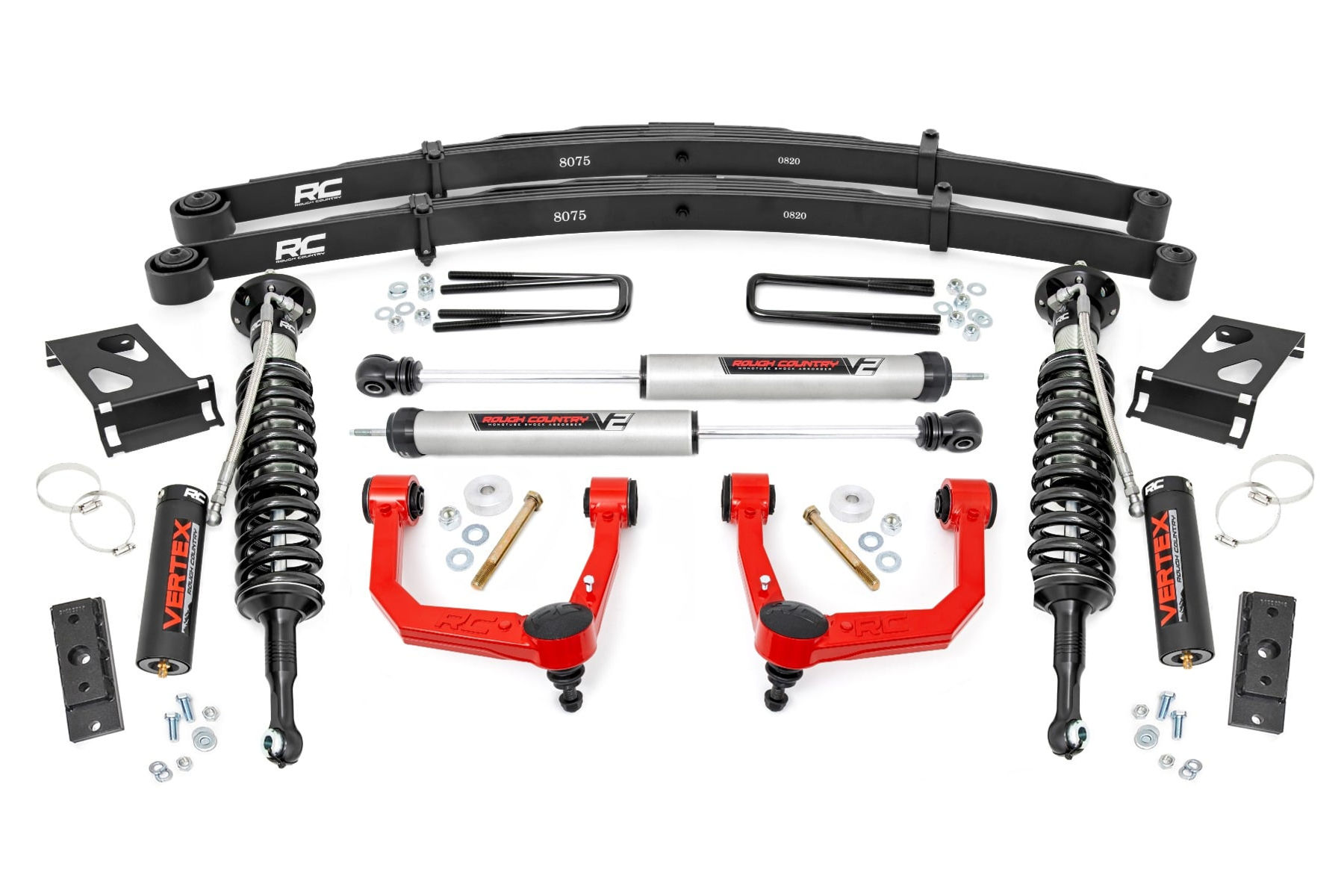 3.5 Inch Lift Kit Red UCA