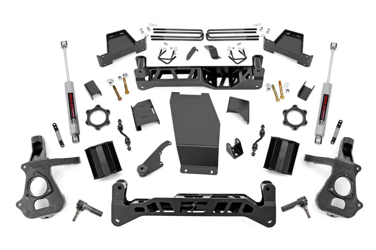7 Inch Lift Kit Alum/Stamp Steel