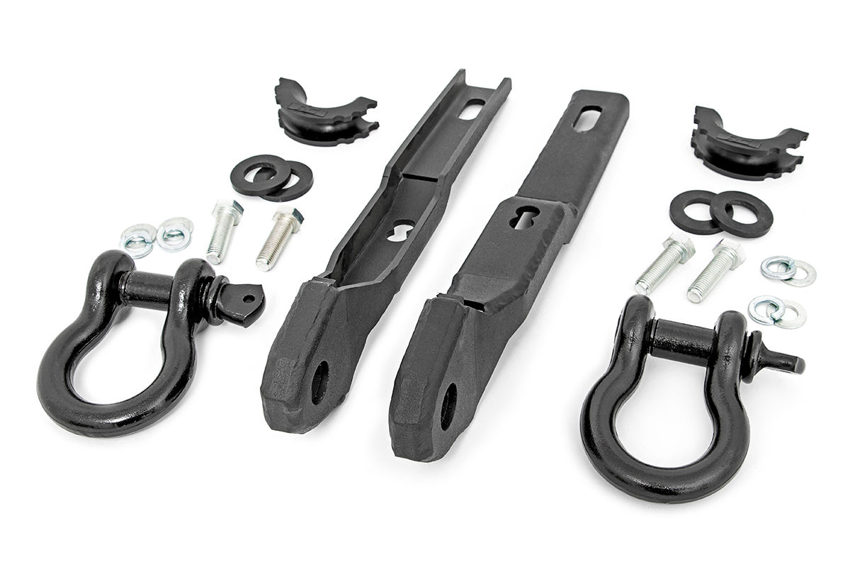 Tow Hook Brackets - D-Ring Combo - Nissan 2WD/4WD