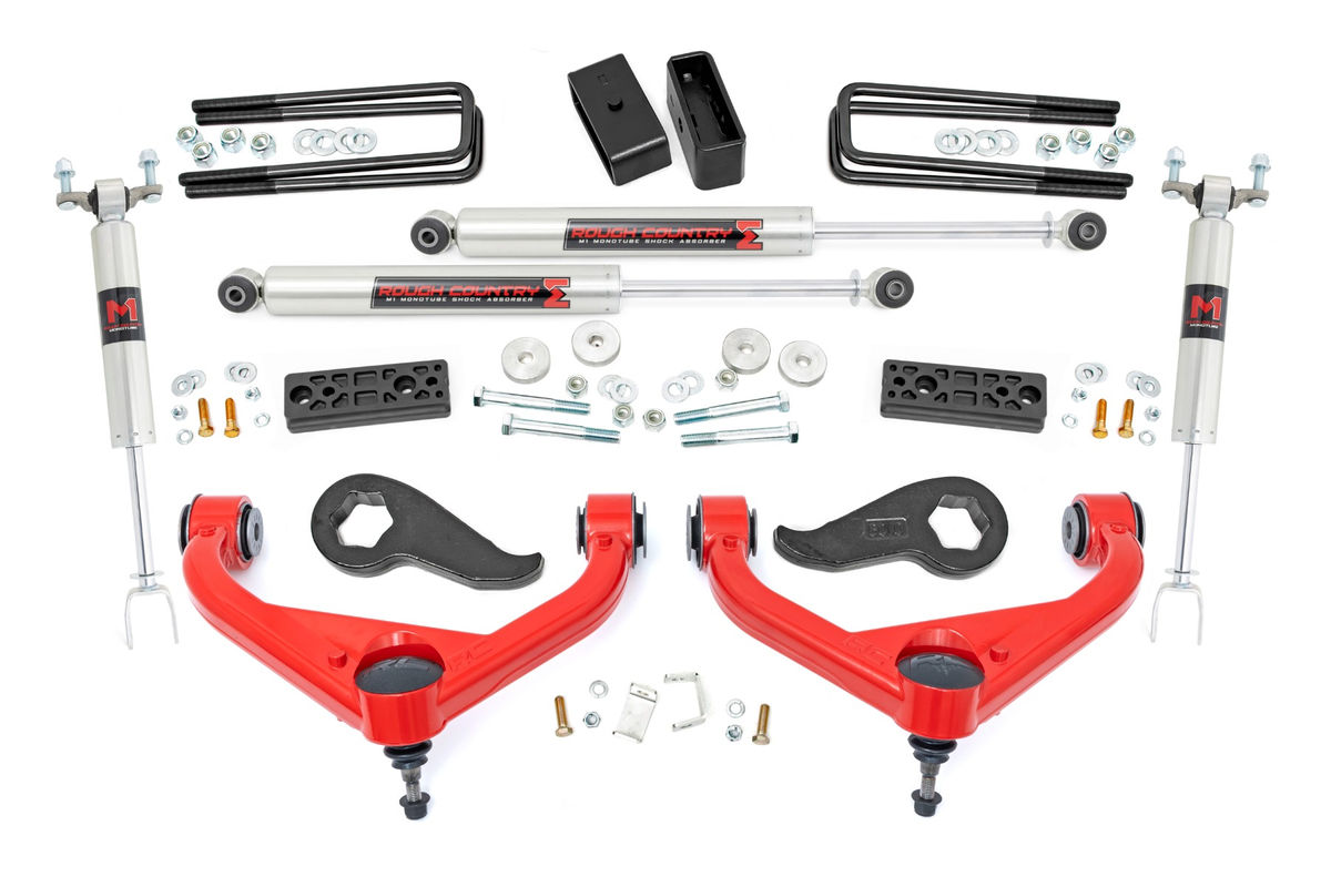 3" Lift Kit - UCAs - M1 - 95840RED