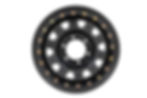 Thumbnail: Steel Simulated Beadlock Whl Blk Wheel Size - 15X8