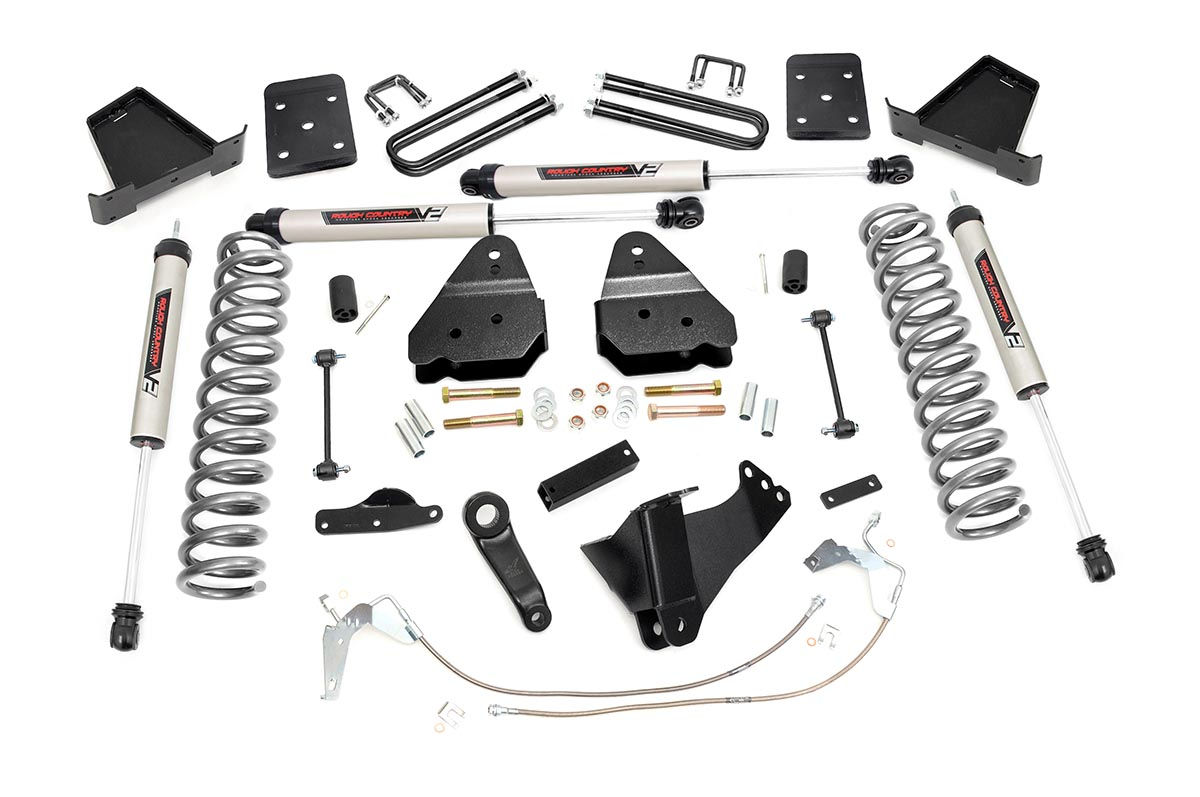 4.5" Lift Kit - W/O Overloads - V2 - Ford 08-10