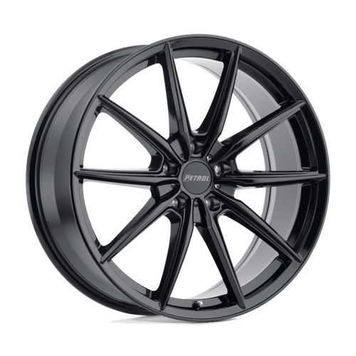P4B 17X8 BLACK WHEEL
