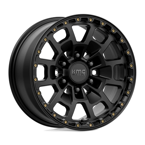 KM718 SUMMIT 17X8.5 BLACK WHEEL