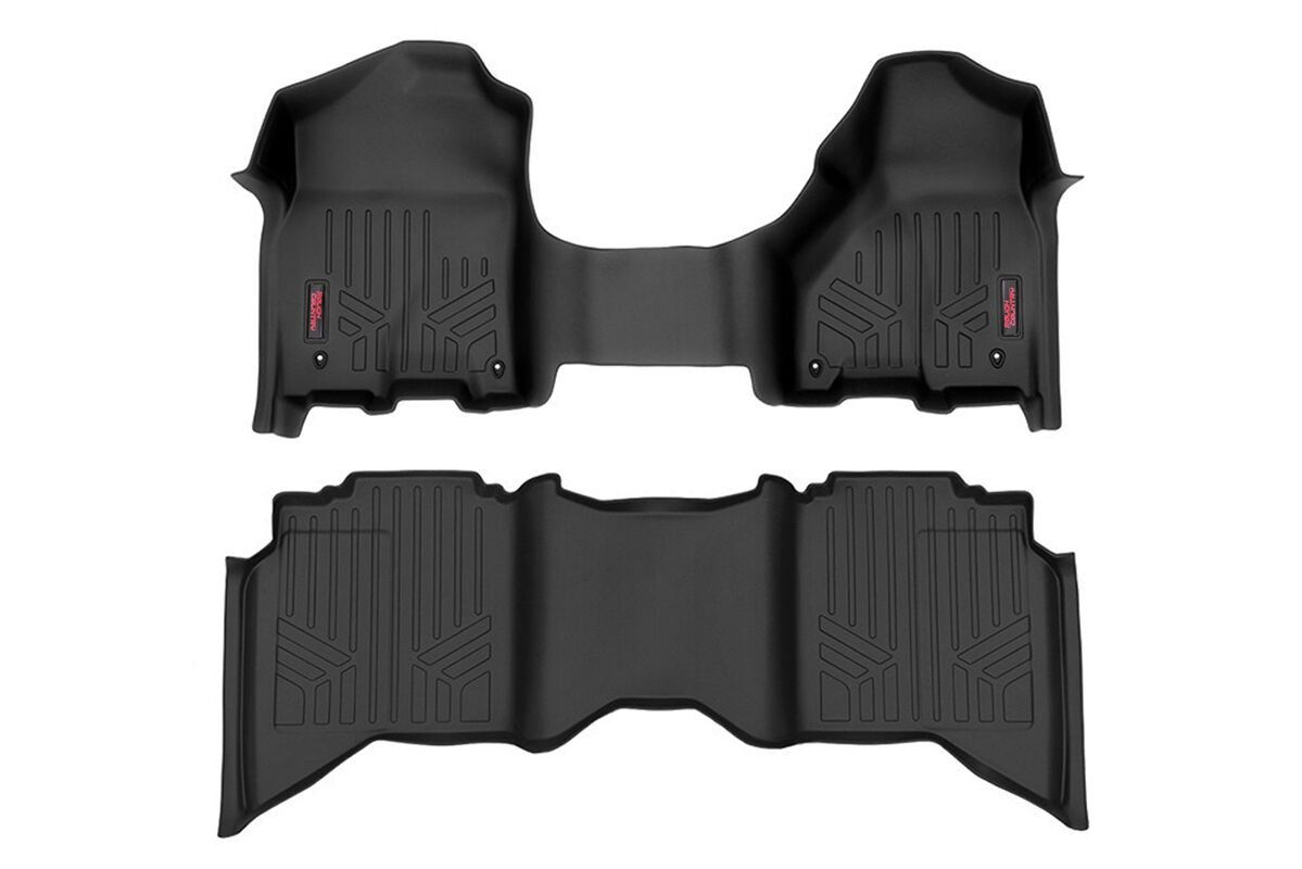 Floor Mats - Fr & RR - Crew/Mega Cab - Ram 2WD/4WD