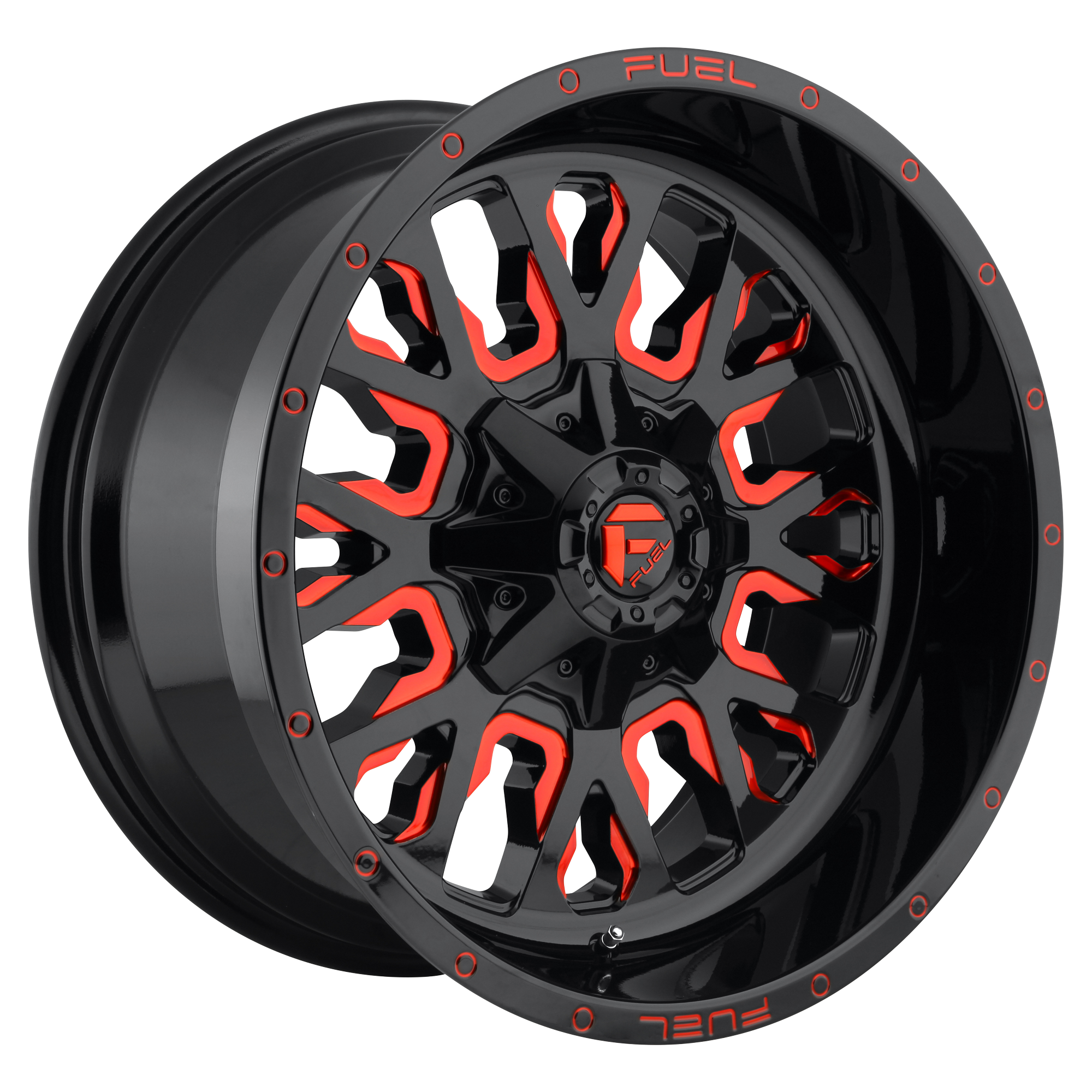D612 STROKE 20X9 BLACK WHEEL