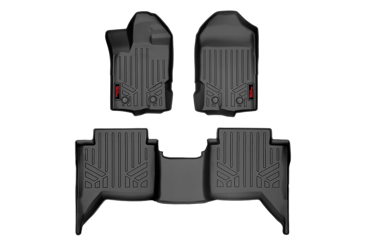 Floor Mats - Fr & RR - Ford Ranger 2WD/4WD 19-23