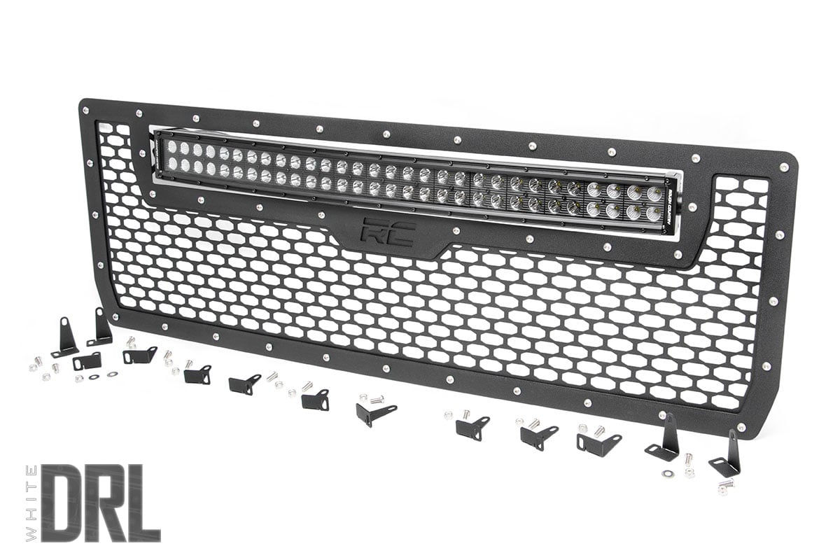 Mesh Grille 30" Dual Row LED