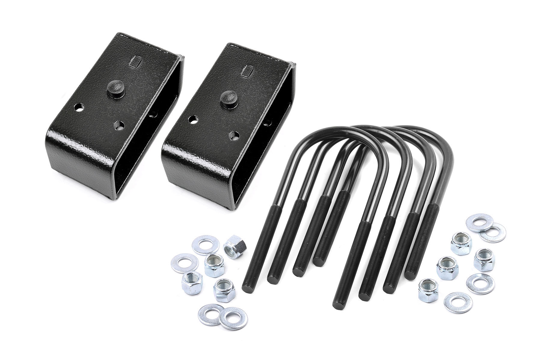 2" Block & U-Bolt Kit - Ford 2WD/4WD 05-10