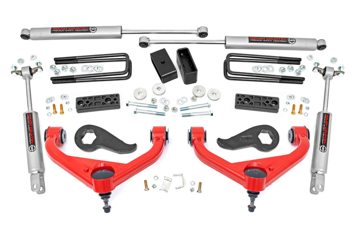 3" Lift Kit - W/ Overloads - 97730RED