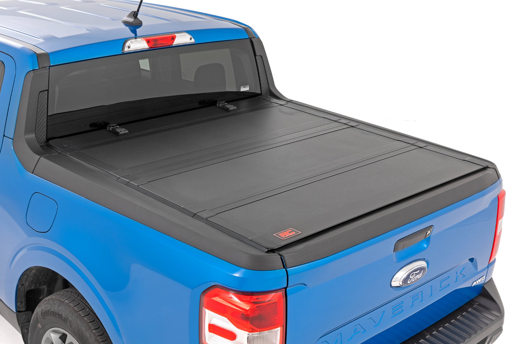 Hard Tri-Fold Flip Up Bed Cover - 4'6" Bed
