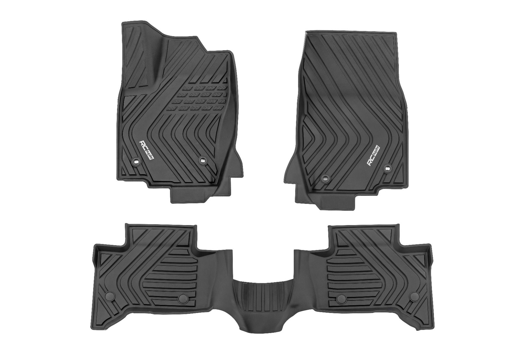 Flex-Fit Floor Mats - Fr & RR - Toyota 4WD 24-26
