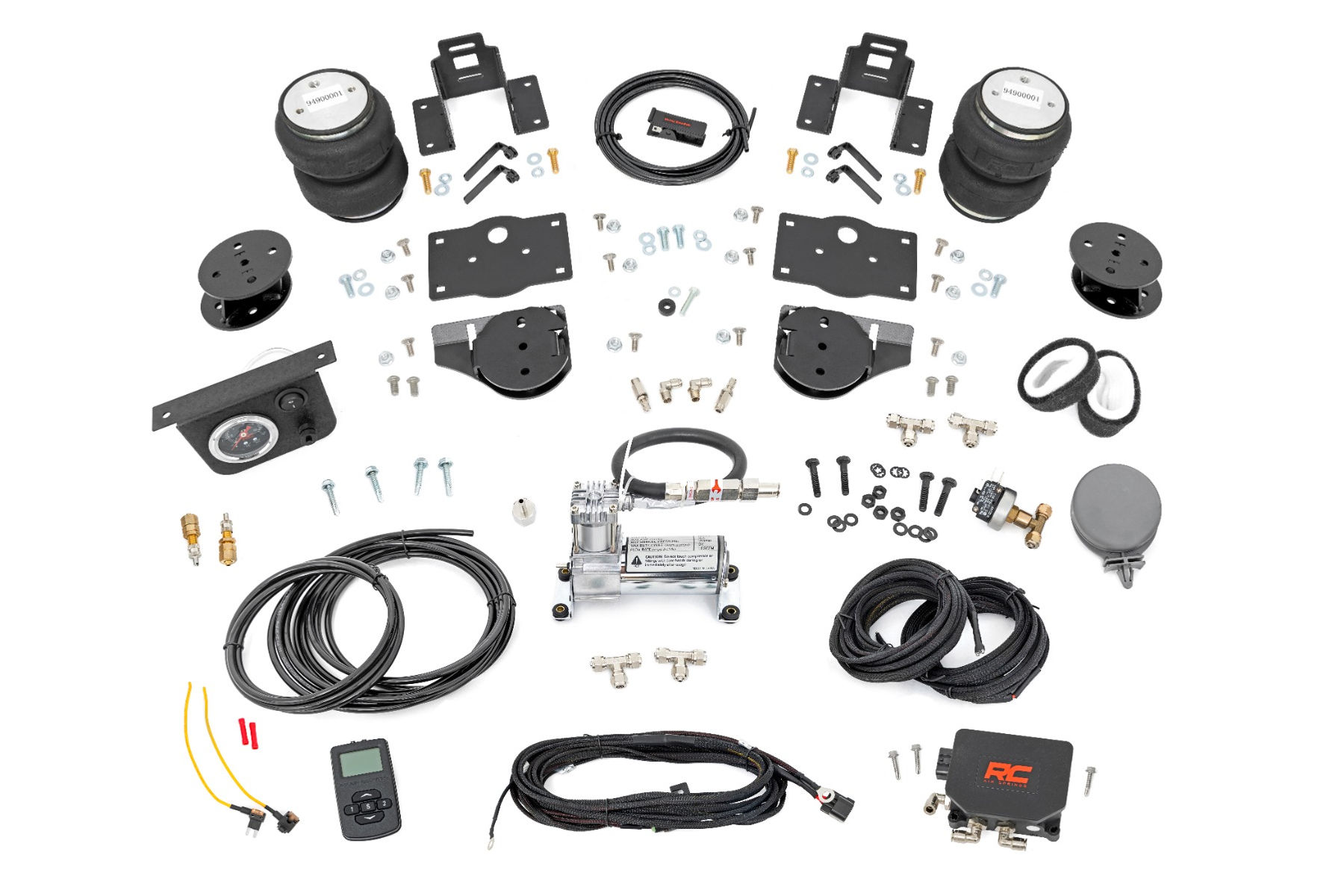 Air Spring Kit w/compressor Wireless Controller