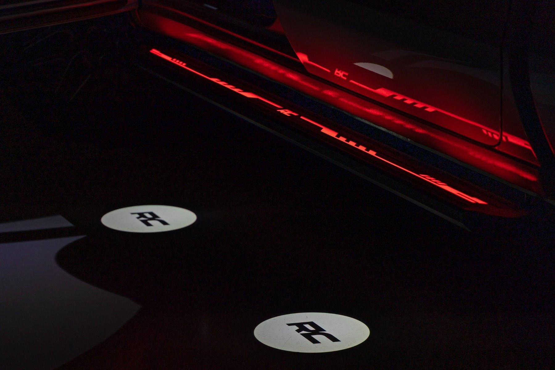 RC Multi-Color LED Running Boards Crew Cab Ford