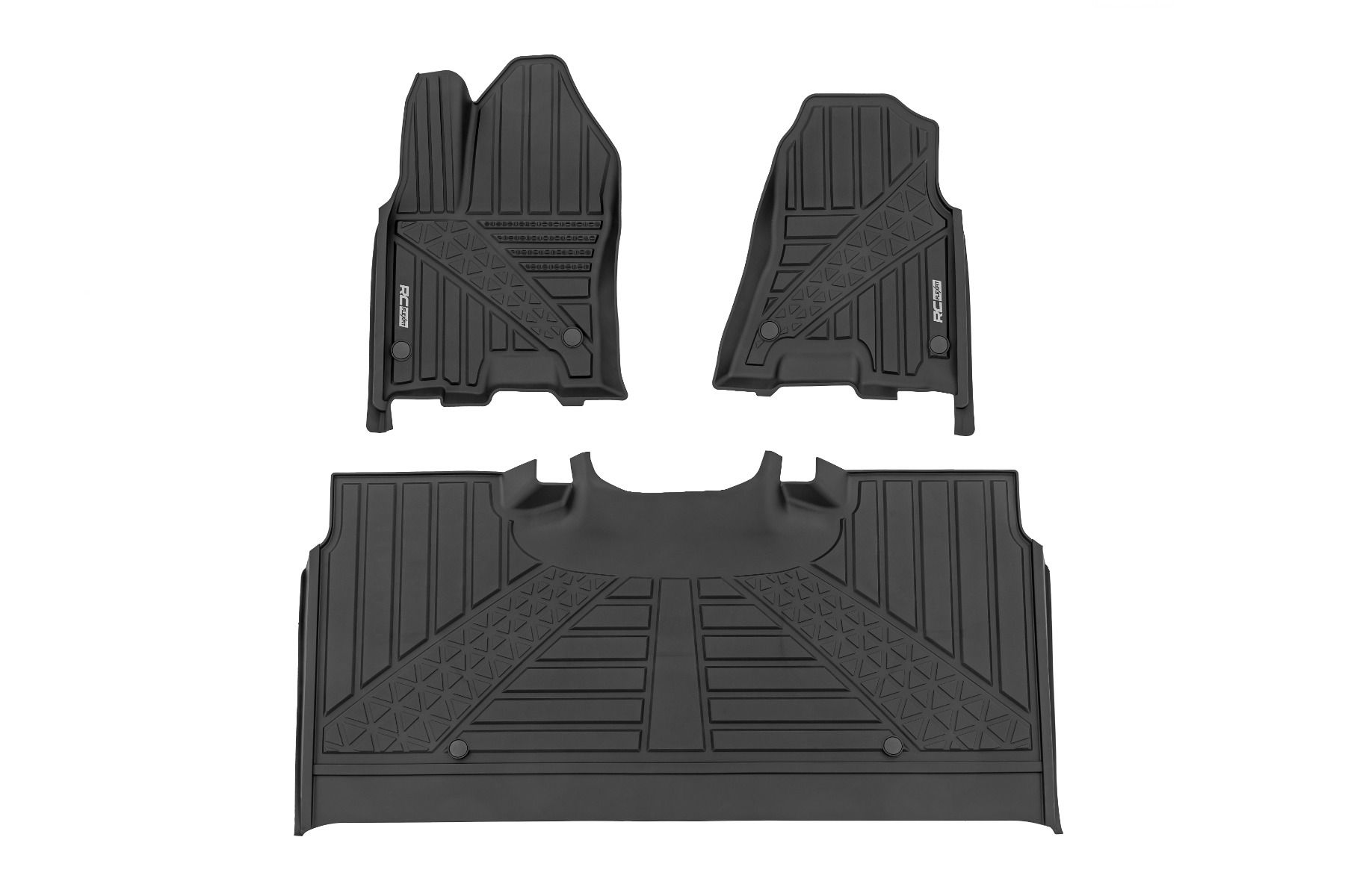 Flex-Fit Floor Mats - Fr & RR - Crew - Ram 2WD/4WD