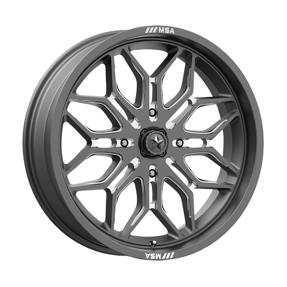 M47 SNIPER 18X7 GUN METAL WHEEL