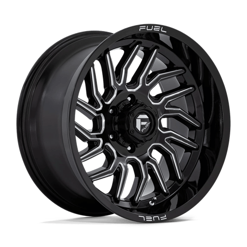D807 HURRICANE 20X10 BLACK WHEEL