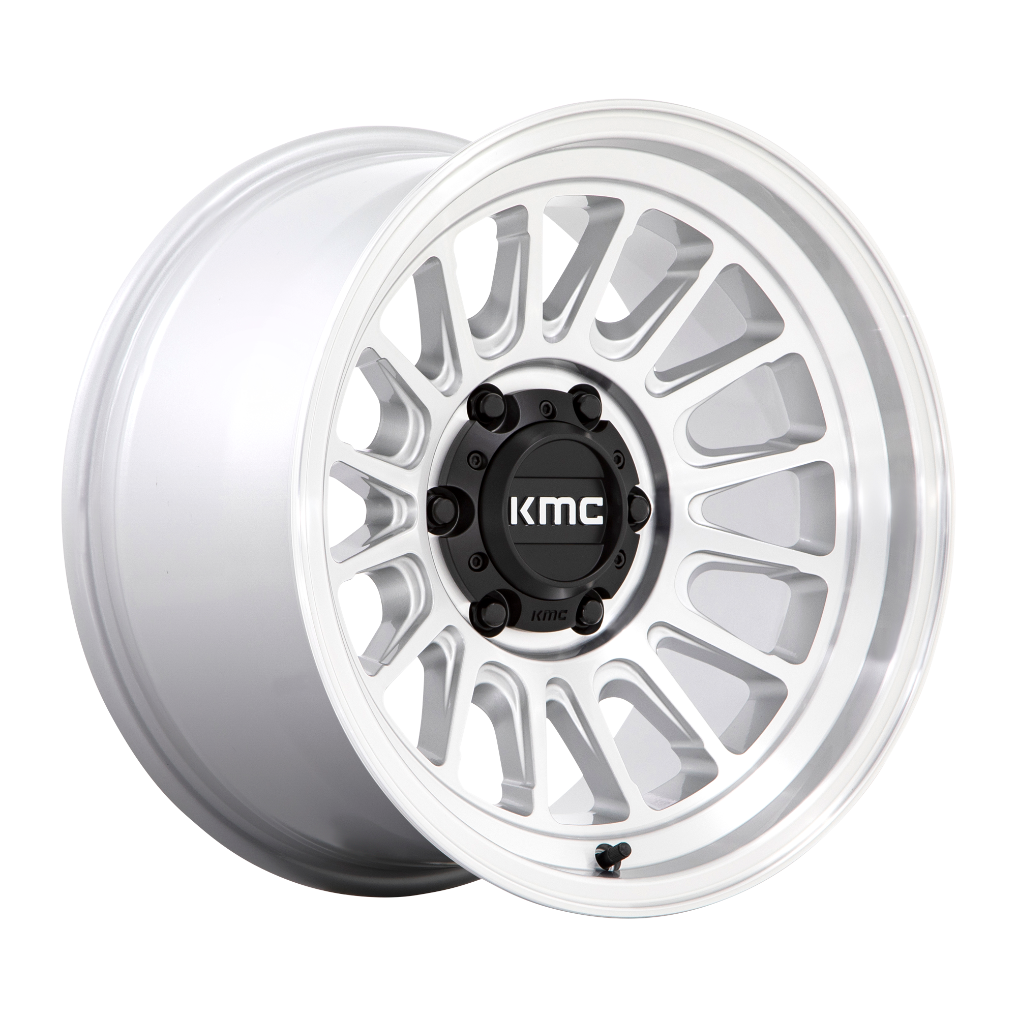 KMC KM724 IMPACT OL 17X9 SLV MACH
