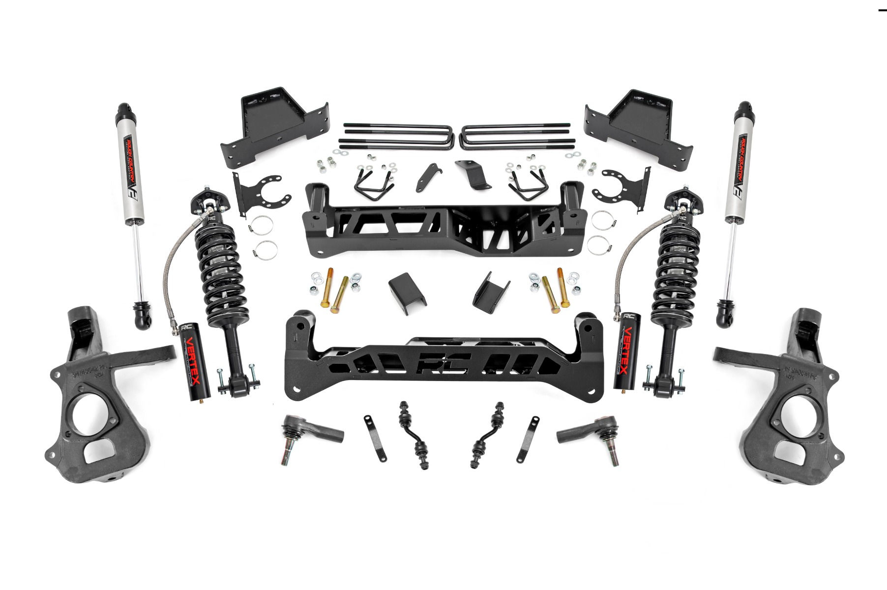 7 Inch Lift Kit - Alu/Stamp Steel - Vertex/V2