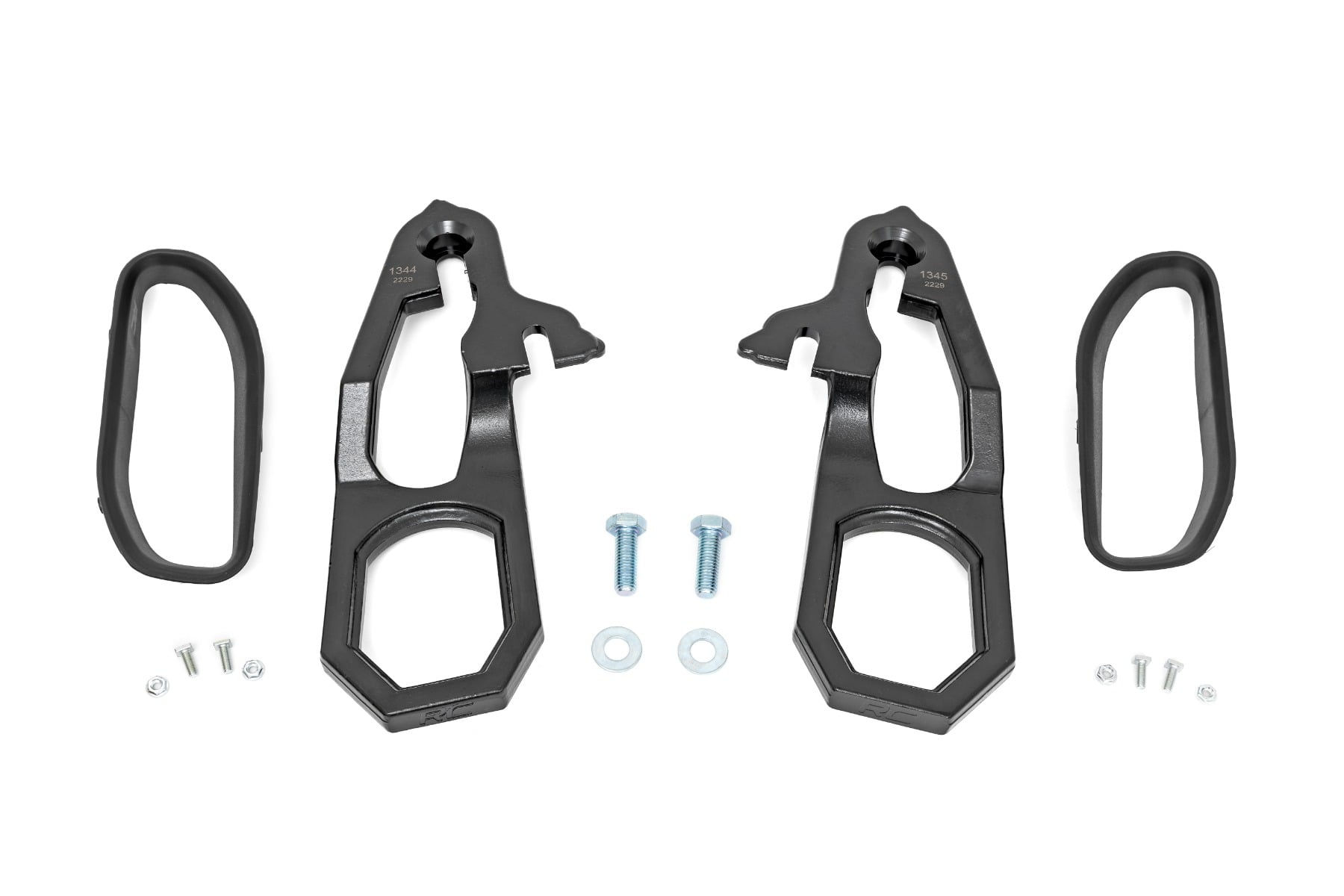 Tow Hook Brackets & Bezel Combo