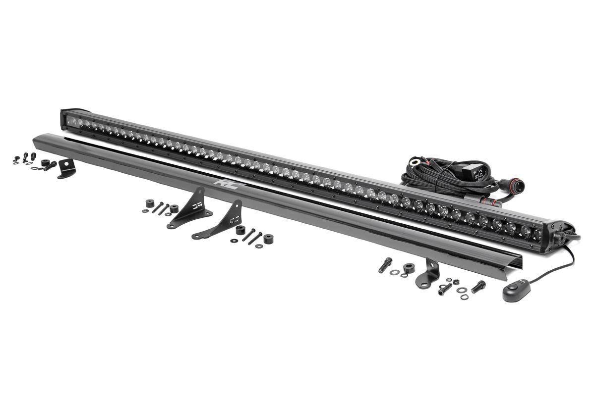 LED Light Kit - Cowl Mount - 50" Black Single Row