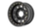Thumbnail: Steel Simulated Beadlock Whl Blk Wheel Size - 15X8