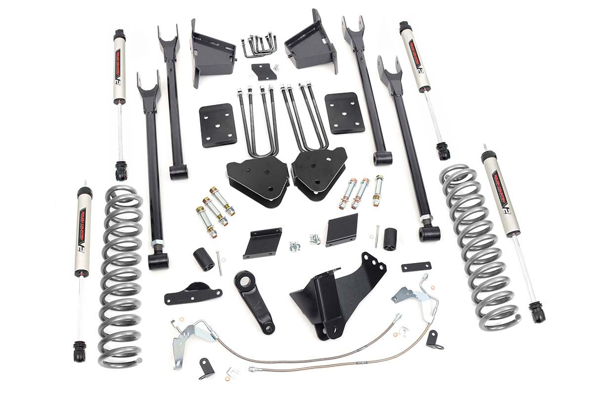 6" Lift Kit - 4 Link - Ovld - V2 - Ford 4WD 15-16