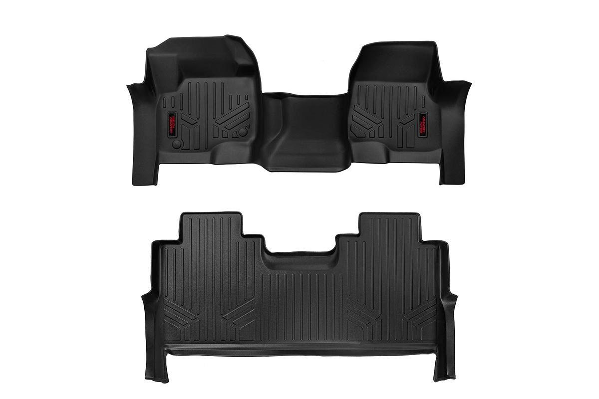 Floor Mats - Fr & RR - Fr Bench - Ford 2WD/4WD