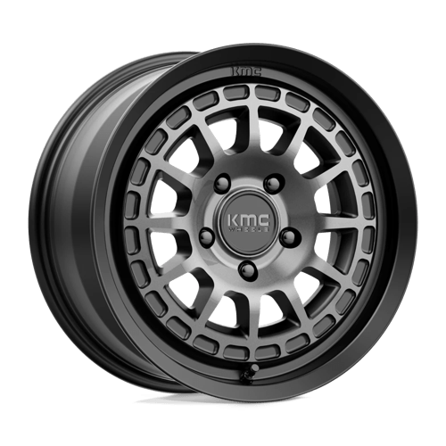 KM719 CANYON 17X8 BLACK WHEEL