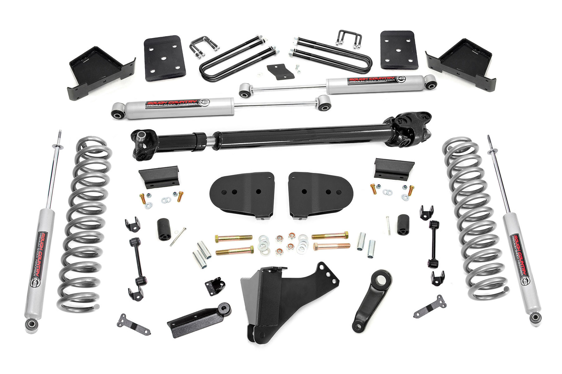 6" Lift Kit - No Ovlds - D/S - Ford 4WD 23-26