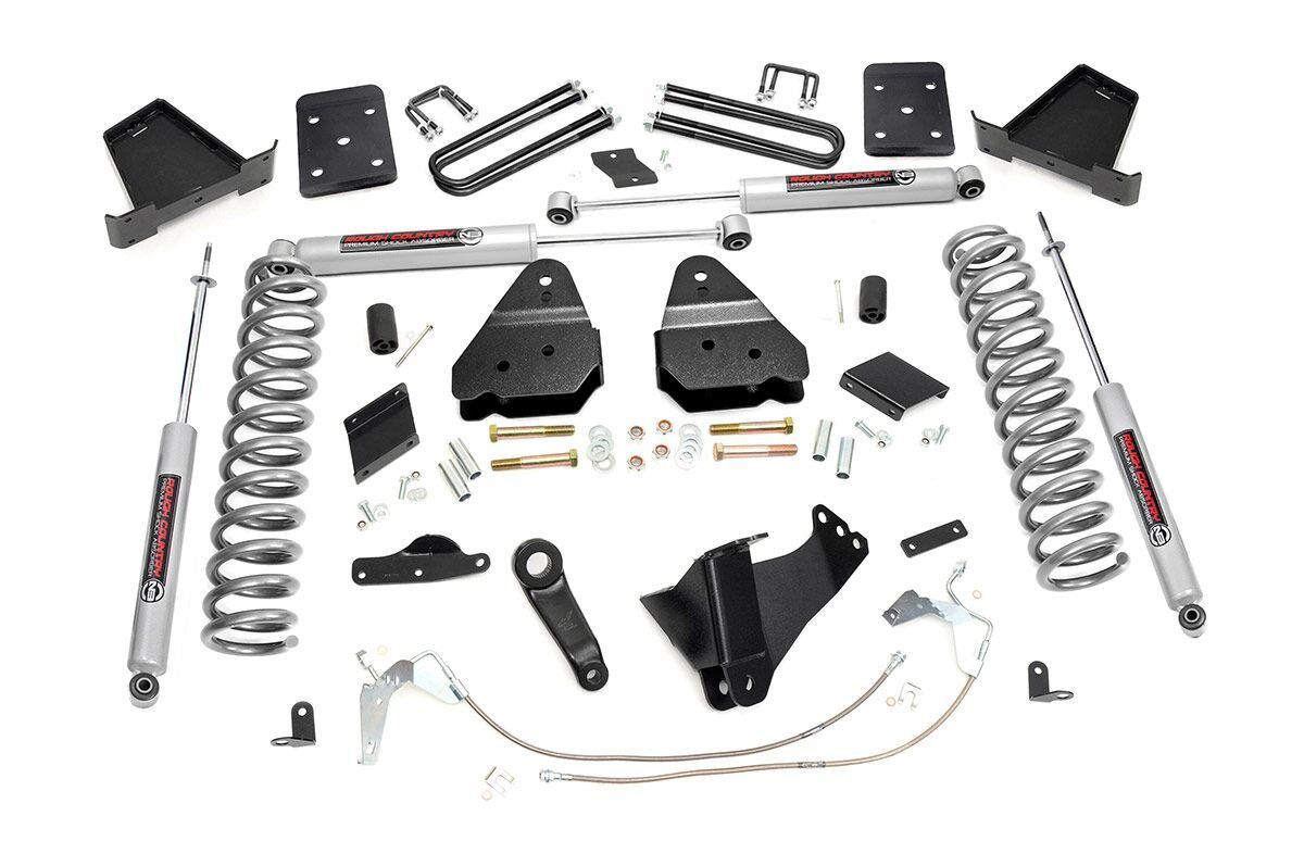 6" Lift Kit - Diesel - No Ovld - Ford 4WD 15-16