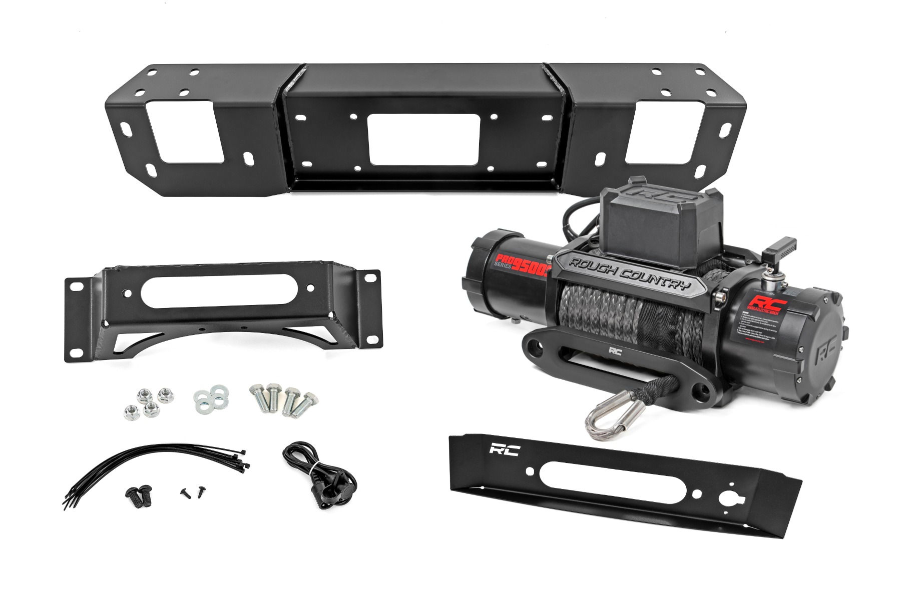 Hidden Winch Mount - Pro9500s - Ford 4WD 21-26