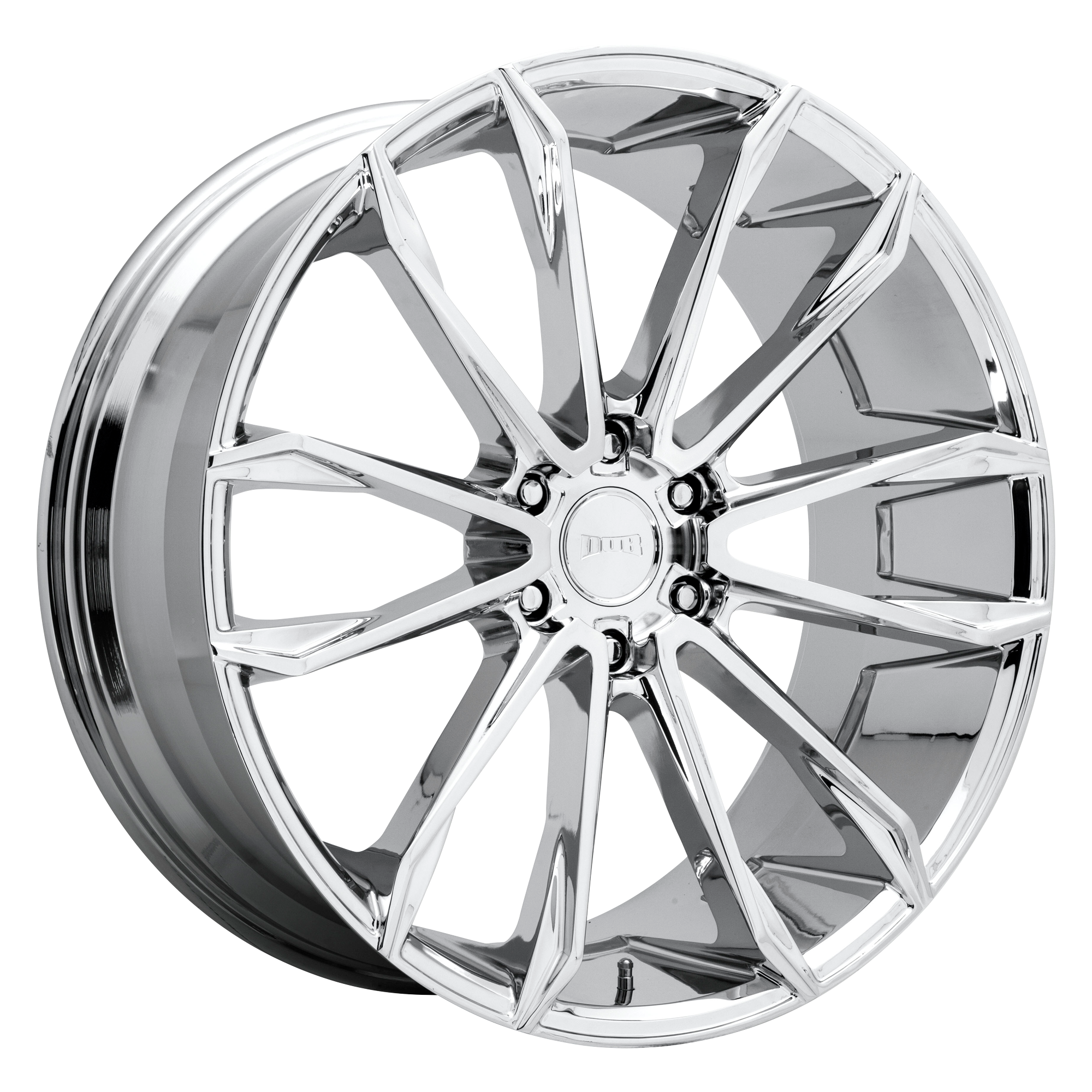 S251 CLOUT 24X10 CHROME WHEEL