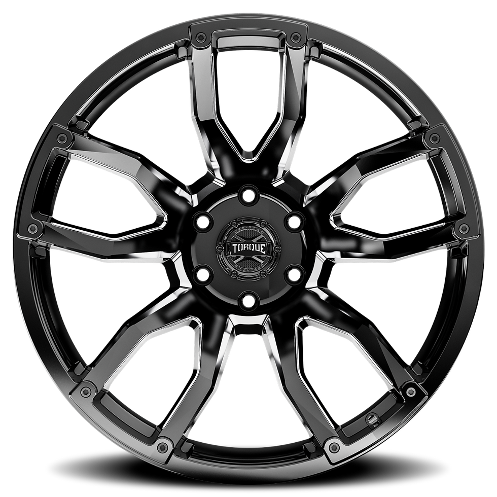 Thumbnail: Torque Impact Gloss Blk Mill Acc Wheel Size - 20X9
