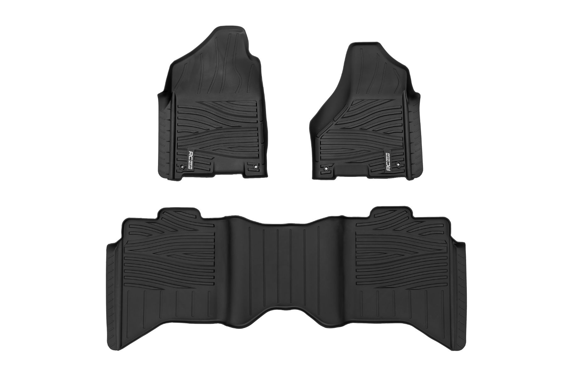 Flex-Fit Floor Mats - Fr & RR - Crew Cab